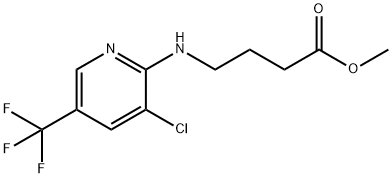 METHYL 4-([3-CHLORO-5-(TRIFLUOROMETHYL)-2-PYRIDINYL]AMINO)BUTANOATE Struktur