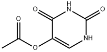 5-acetoxy-1H-pyrimidine-2,4-dione Struktur