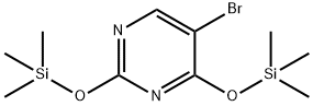 5-bromo-2,4-bis(trimethylsilyloxy)pyrimidine Struktur