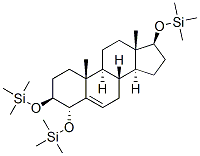 3beta,4alpha,17beta-Tris(trimethylsiloxy)androst-5-ene Struktur