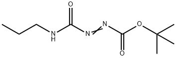 Diazenecarboxylic acid, [(propylamino)carbonyl]-, 1,1-dimethylethyl ester (9CI) Struktur