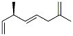 (6R,4E)-2,6-Dimethyl-1,4,7-octatriene Struktur