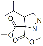 4,5-Dihydro-4-(1-methylethyl)-3H-pyrazole-3,3-dicarboxylic acid dimethyl ester Struktur