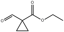 CYCLOPROPANECARBOXYLIC ACID, 1-FORMYL-, ETHYL ESTER Struktur