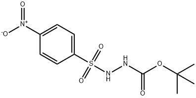 1-Boc-2-(4-nitrobenzenesulfonyl)hydrazine Struktur