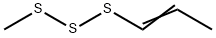 Trisulfide, methyl 1-propenyl Struktur
