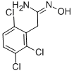 BENZENEETHANIMIDAMIDE,2,3,6-TRICHLORO-N-HYDROXY- Struktur