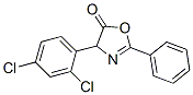 5(4H)-Oxazolone,  4-(2,4-dichlorophenyl)-2-phenyl- Struktur