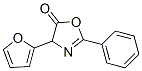 5(4H)-Oxazolone,  4-(2-furanyl)-2-phenyl- Struktur