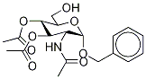 Benzyl 2-Acetamido-2-deoxy-3,4-di-O-acetyl-a-D-glucopyranoside Struktur