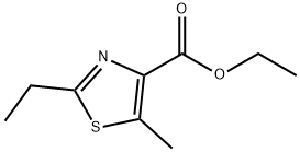 4-Thiazolecarboxylicacid,2-ethyl-5-methyl-,ethylester(9CI) Struktur