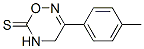 4,5-Dihydro-3-(p-tolyl)-6H-1,2,5-oxadiazine-6-thione Struktur