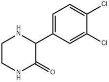 2-Piperazinone, 3-(3,4-dichlorophenyl)- Struktur