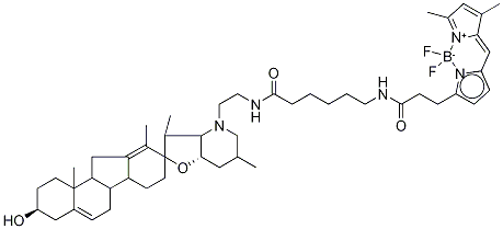 BODIPY CYCLOPAMINE Struktur