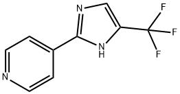 2-(4-Pyridyl)-4-trifluoromethylimidazole Struktur