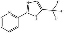 2-(2-Pyridyl)-4-trifluoromethylimidazole Struktur