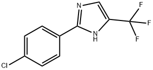 2-(4-クロロフェニル)-4-(トリフルオロメチル)-1H-イミダゾール 塩化物 化學(xué)構(gòu)造式