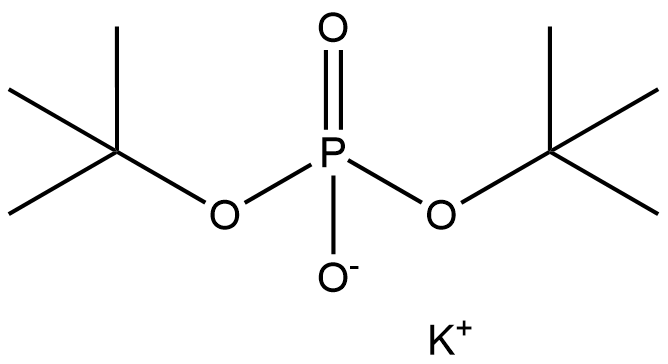 Potassium di-tert-butyl phosphate Struktur