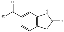 2-OXO-2,3-DIHYDRO-1H-INDOLE-6-CARBOXYLIC ACID Struktur