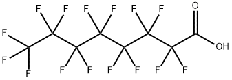 Pentadecafluorooctanoic acid Structure