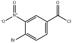 4-BroMo-3-nitro-benzoyl chloride Struktur