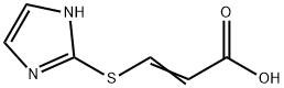 2-Propenoic  acid,  3-(1H-imidazol-2-ylthio)- Struktur