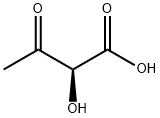 Butanoic acid, 2-hydroxy-3-oxo-, (2S)- (9CI) Struktur