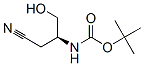 N-[(1S)-1-(氰甲基)-2-羥基-乙基]氨基甲酸叔丁酯, 335280-58-5, 結(jié)構(gòu)式