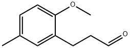 Benzenepropanal, 2-Methoxy-5-Methyl- Struktur