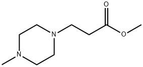 4-METHYL-1-PIPERAZINEPROPANOIC ACID METHYL ESTER Struktur