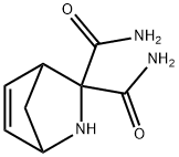 2-Azabicyclo[2.2.1]hept-5-ene-3,3-dicarboxamide(8CI) Struktur