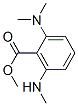 Benzoic acid, 2-(dimethylamino)-6-(methylamino)-, methyl ester (9CI) Struktur