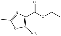 ETHYL 5-AMINO-2-METHYLOXAZOLE-4-CARBOXYLATE Structure