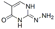 2,4(1H,3H)-Pyrimidinedione, 5-methyl-, 2-hydrazone (9CI) Struktur