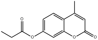 4-METHYLUMBELLIFERYL PROPIONATE Struktur