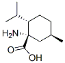 Cyclohexanecarboxylic acid, 1-amino-5-methyl-2-(1-methylethyl)-, (1S,2S,5R)- Struktur