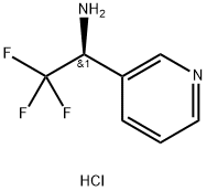 (S)-2,2,2-TRIFLUORO-1-PYRIDIN-3-YL-ETHYLAMINE HCL Struktur