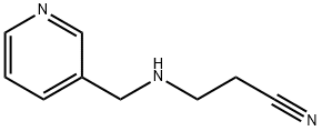 3-(3-PYRIDYLMETHYLAMINO)PROPIONITRILE Struktur