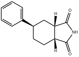 4-TRANS-PHENYLCYCLOHEXANE-(1R,2-CIS)-DICARBOXYLIC IMIDE Struktur