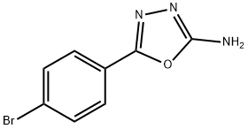 5-(4-BROMOPHENYL)-1,3,4-OXADIAZOL-2-AMINE Struktur