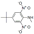 4-(1,1-Dimethylethyl)-N-methyl-2,6-dinitrobenzenamine Struktur