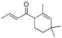 1-(2,4,4-trimethyl-2-cyclohexen-1-yl)-2-buten-1-one Struktur