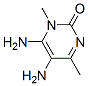 2(1H)-Pyrimidinone,  5,6-diamino-1,4-dimethyl- Struktur