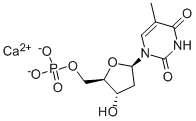 5'-THYMIDYLIC ACID CALCIUM SALT Struktur