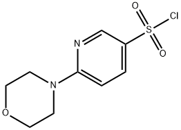 6-MORPHOLIN-4-YL-PYRIDINE-3-SULFONYL CHLORIDE Struktur