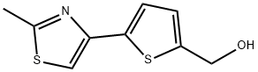 [5-(2-METHYL-1,3-THIAZOL-4-YL)-2-THIENYL]METHANOL Struktur