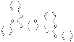 Tetraphenyl dipropyleneglycol diphosphite Struktur