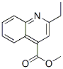 4-Quinolinecarboxylicacid,2-ethyl-,methylester(9CI) Struktur