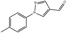 1-(4-methylphenyl)-1H-pyrazole-4-carbaldehyde Struktur