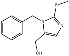 [1-BENZYL-2-(METHYLSULFANYL)-1H-IMIDAZOL-5-YL]METHANOL Struktur